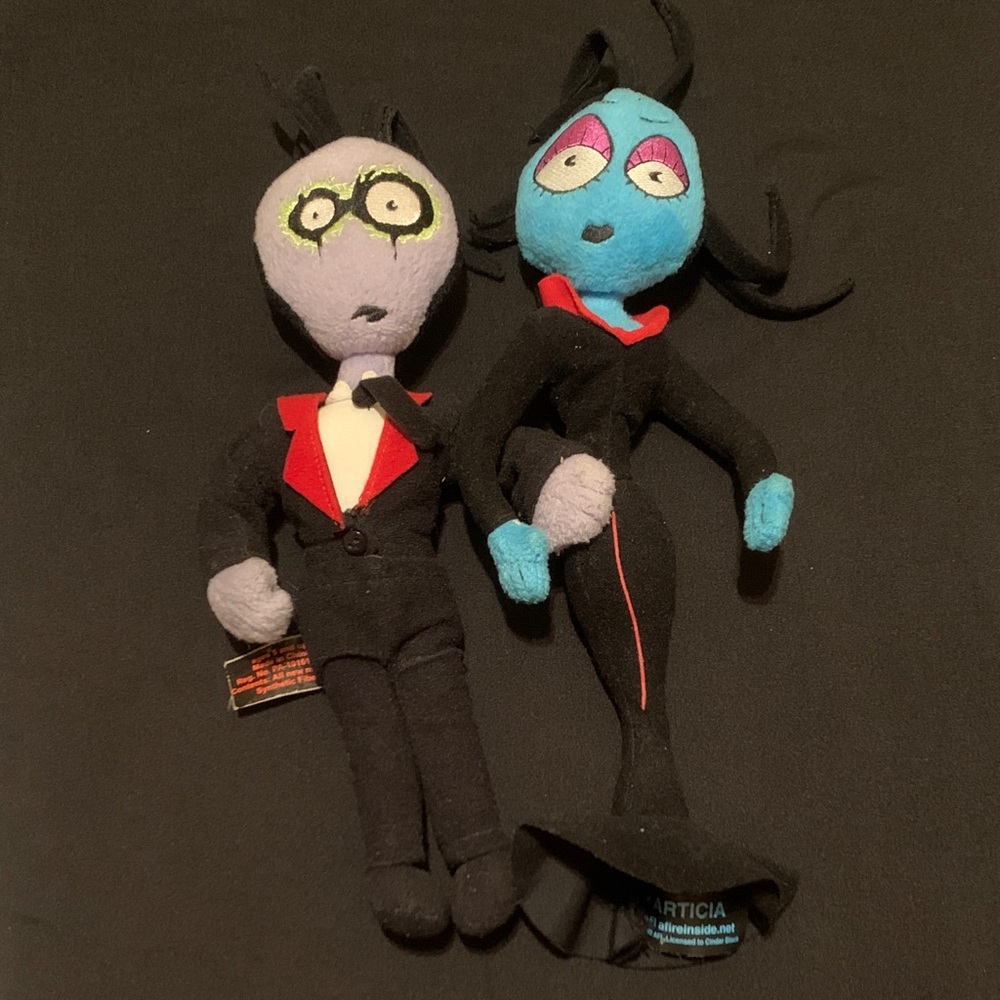AFI Art of Drowing Art and Articia Plush Set Rare